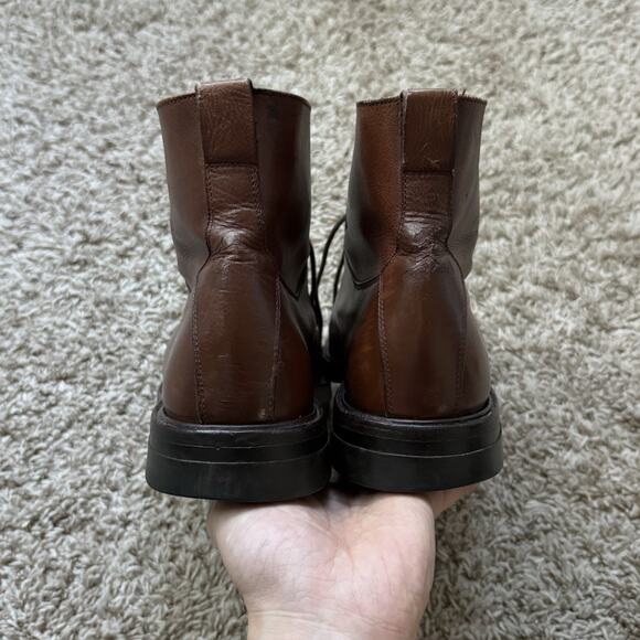 Heschung Ginkgo Brown Leather Boots Lace Up Men’s US Size 10 / EUR Size 9.5 main image 8